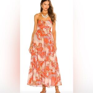 Zimmermann Lola tie strapless dress